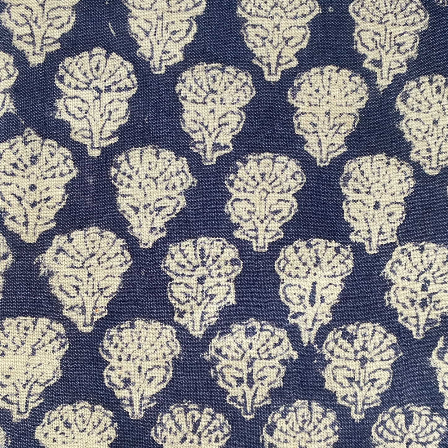 Block Printed Linen Throw Pillows