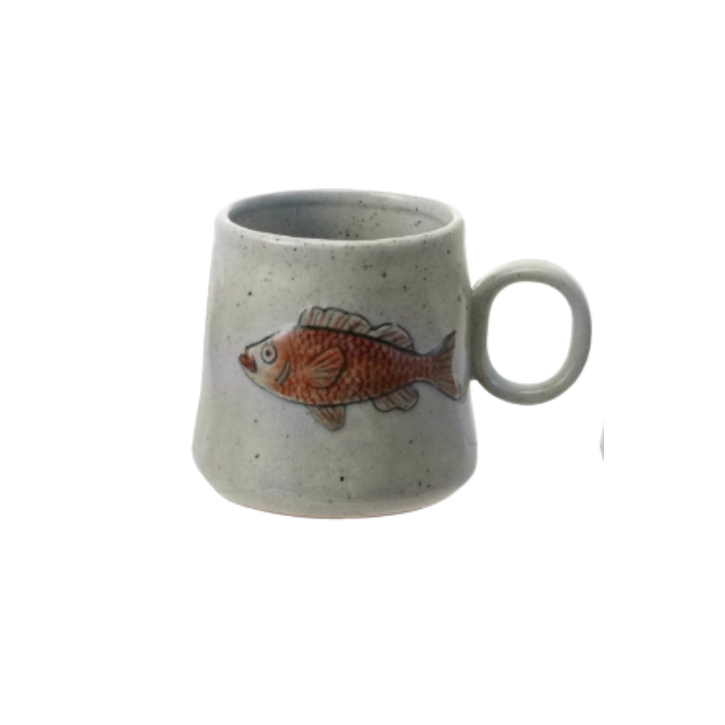 16 oz. Hand-Painted Stoneware Mug