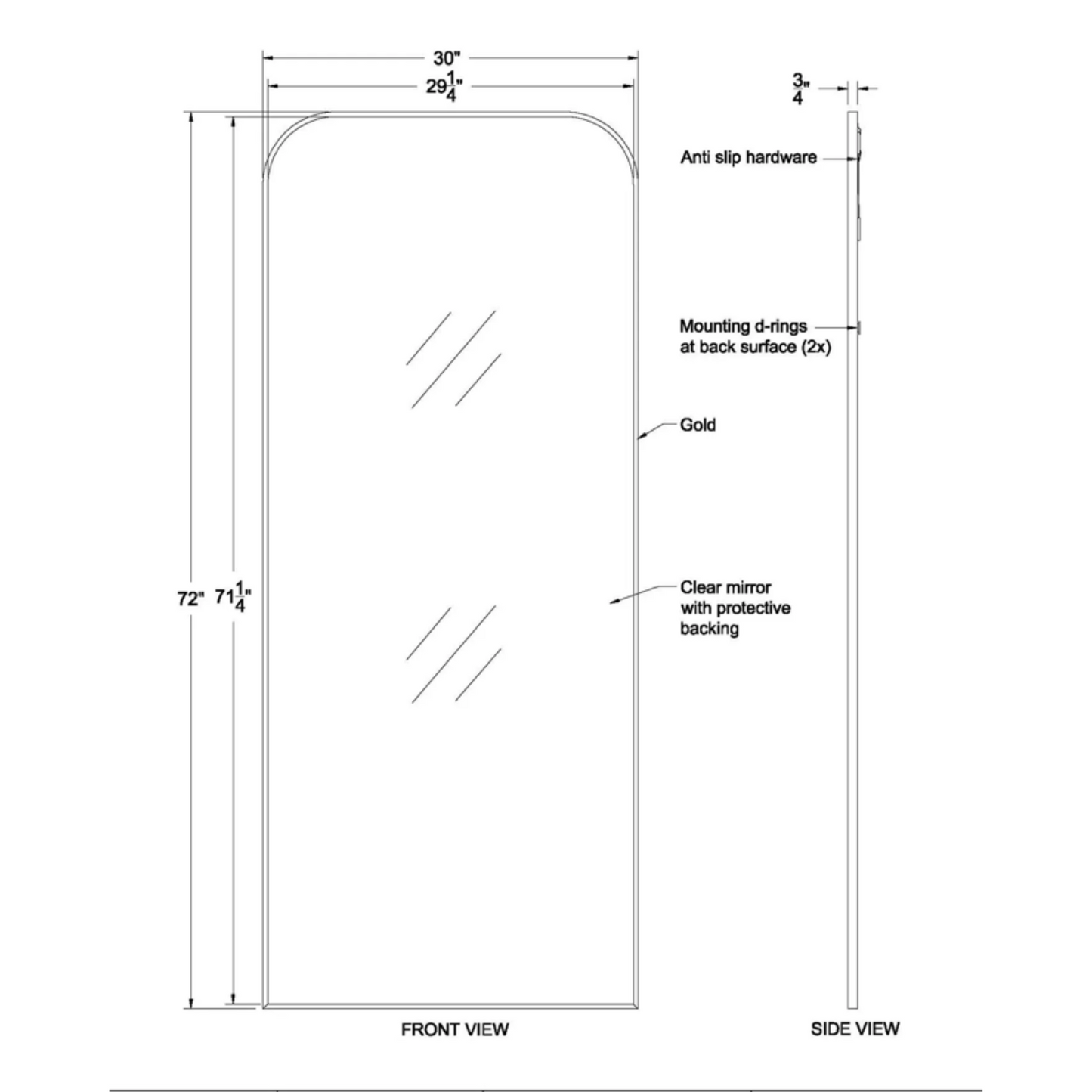 Meryem Wall Mirror