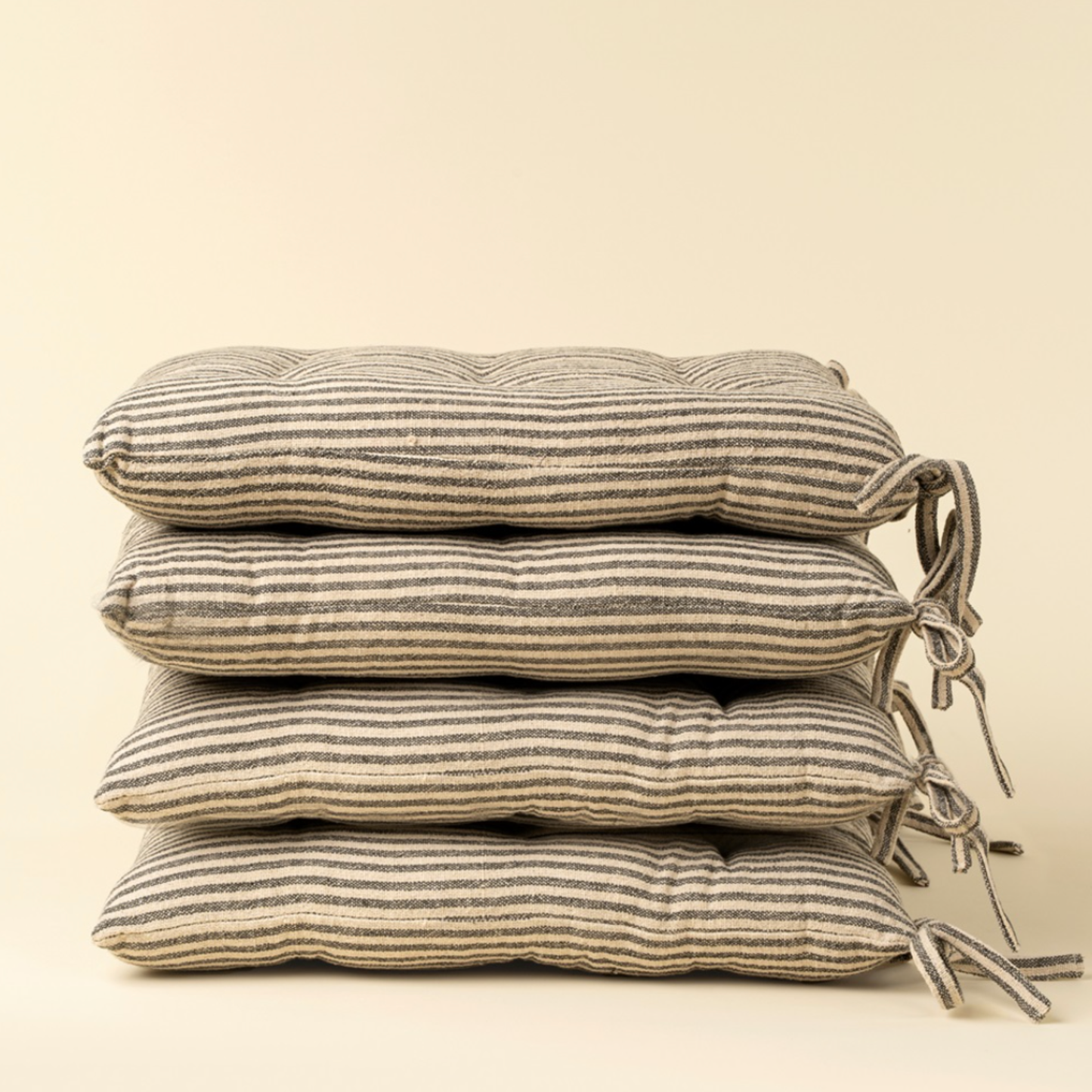 Morris Linen/Cotton Stripe Chair Pad