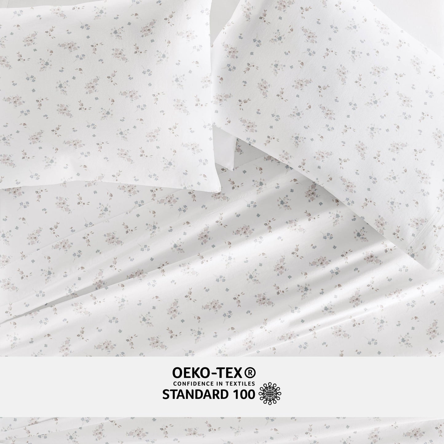 Bouquet Bliss 300 Thread Count Cotton Patterned Sheet Set