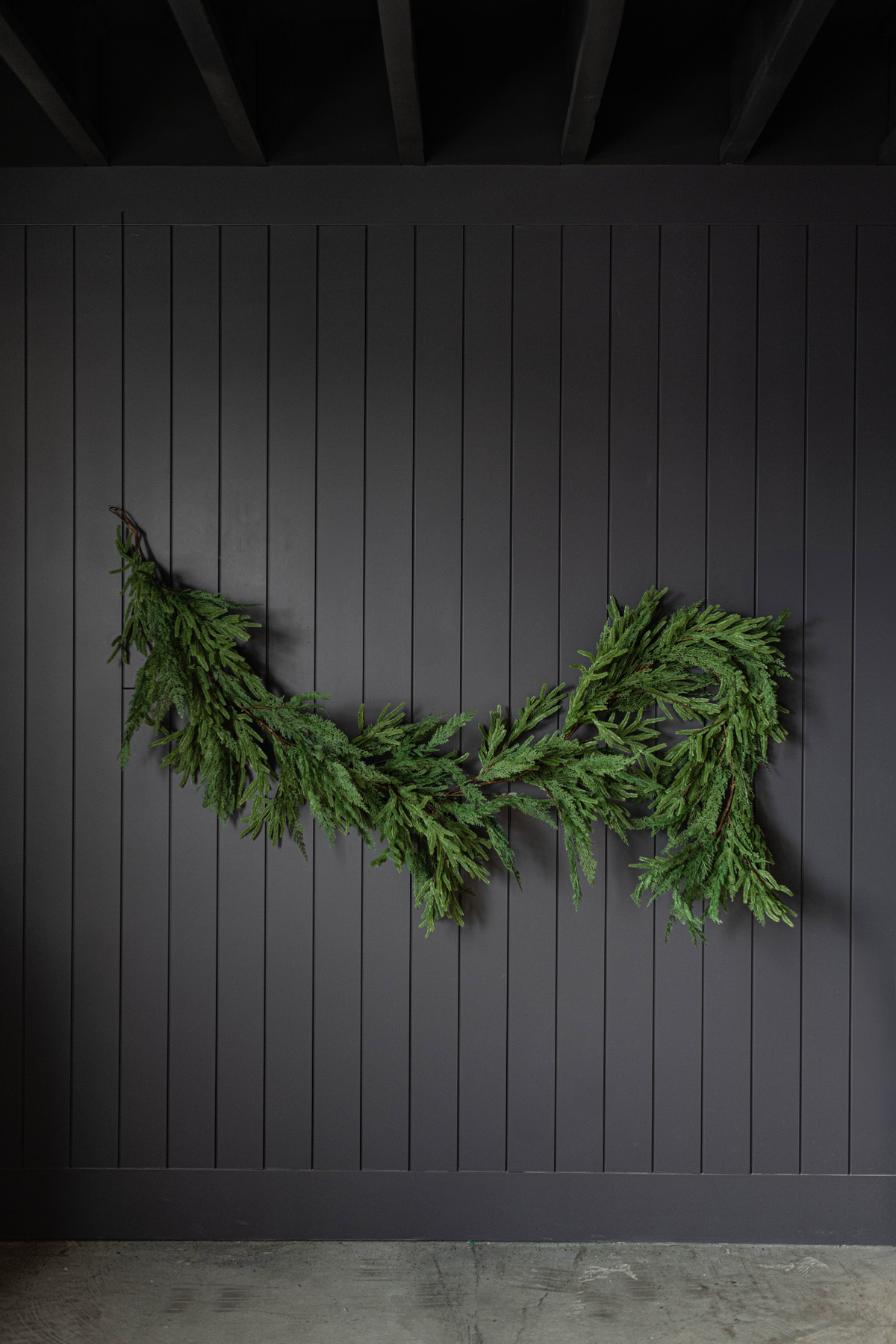 Norfolk & Cypress Mixed Real Touch Garland - 9 Ft