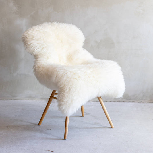 Texel sheepskin white