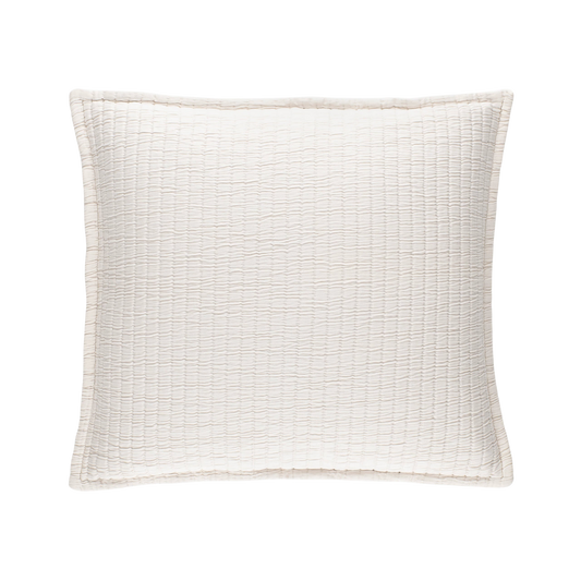 Boyfriend Matelasse Sham | Ivory