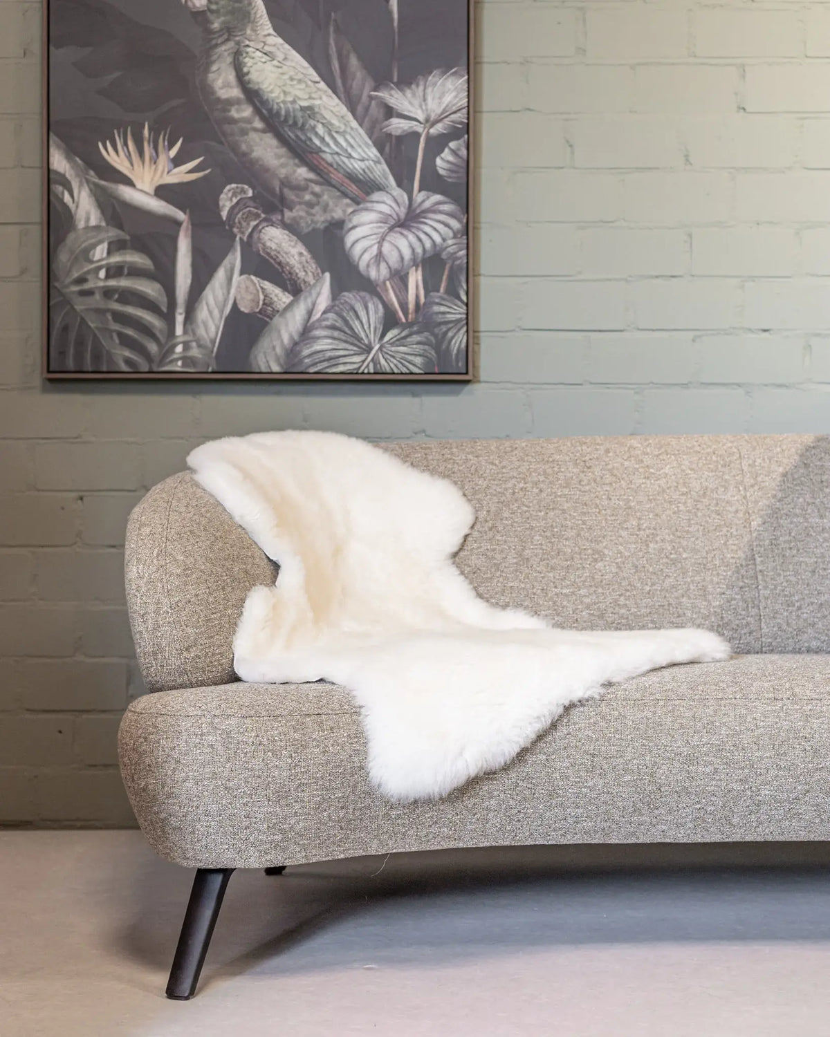 Texel sheepskin white