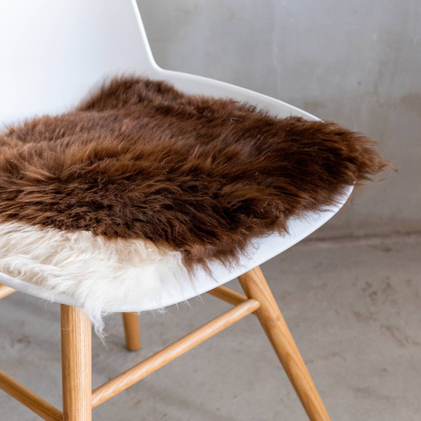 Sheepskin Chair Pad | Natural Wool | 6 Styles | 40 x 40 cm
