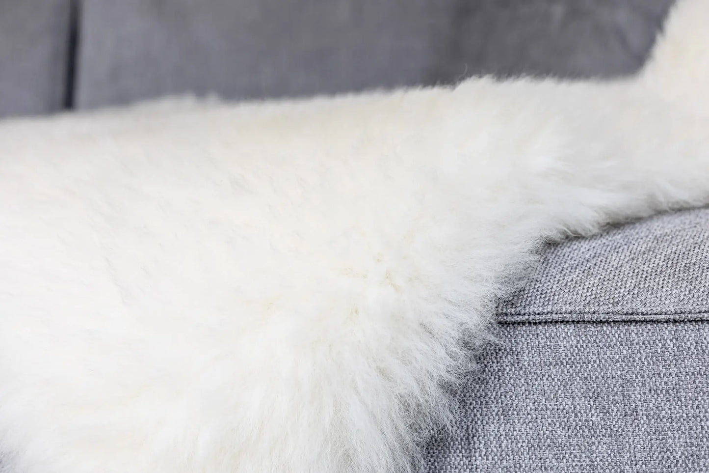 Texel sheepskin white