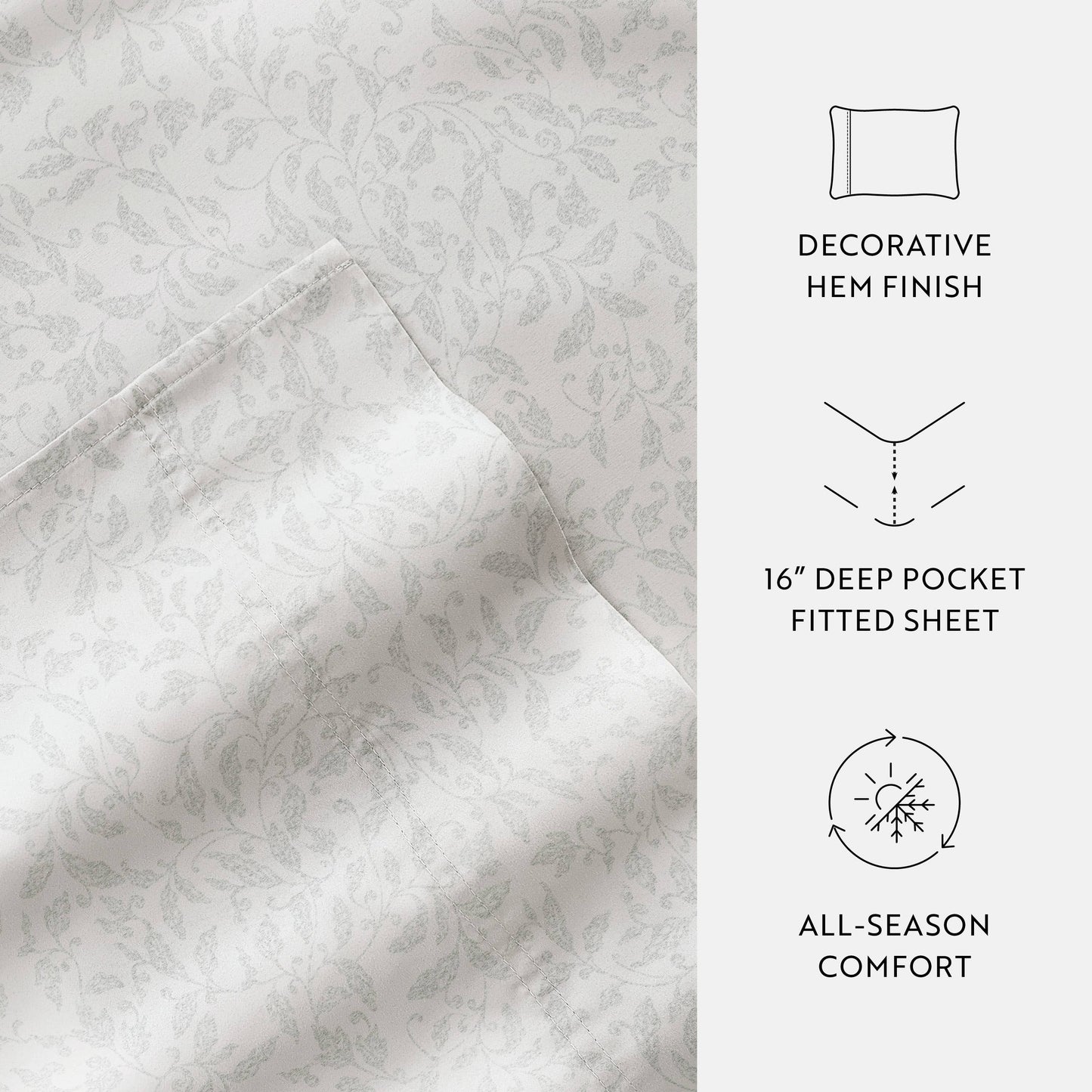 300 Thread Count Cotton Printed Sheets