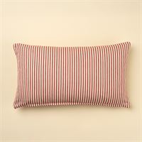 21x12 Red Ticking Pillow