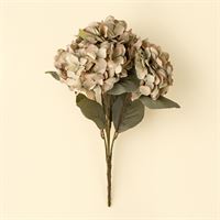 Autumn Hydrangea Spray, Vintage Green