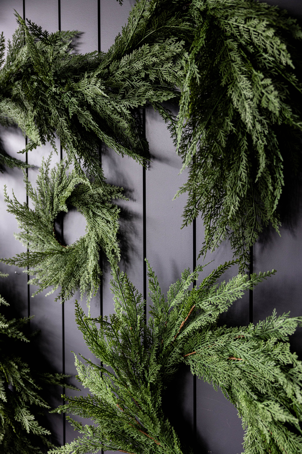 Cypress Leaf Full Real Touch Wreath - 24"