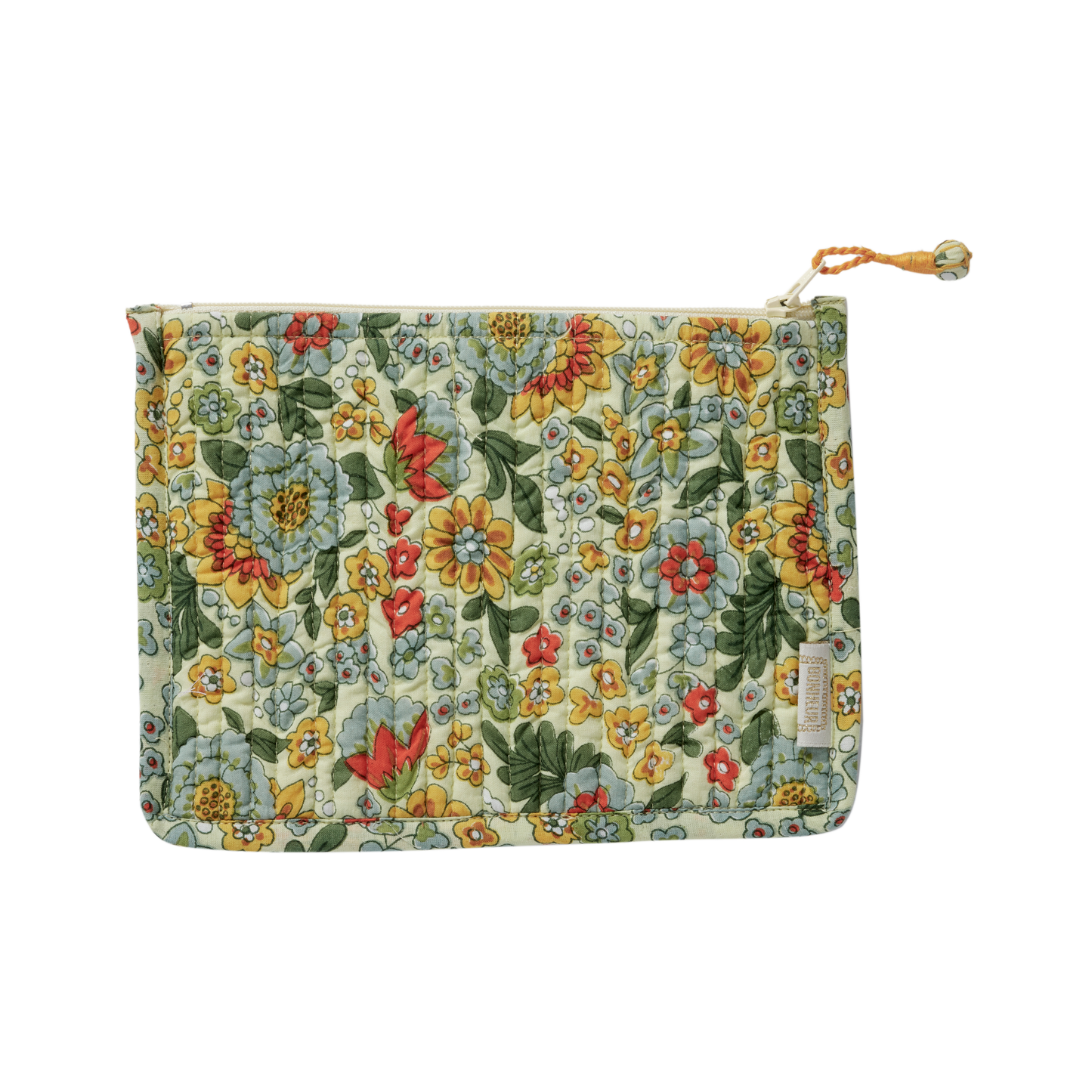 Quilted Indian Flowers Printed Small Pouch🇫🇷