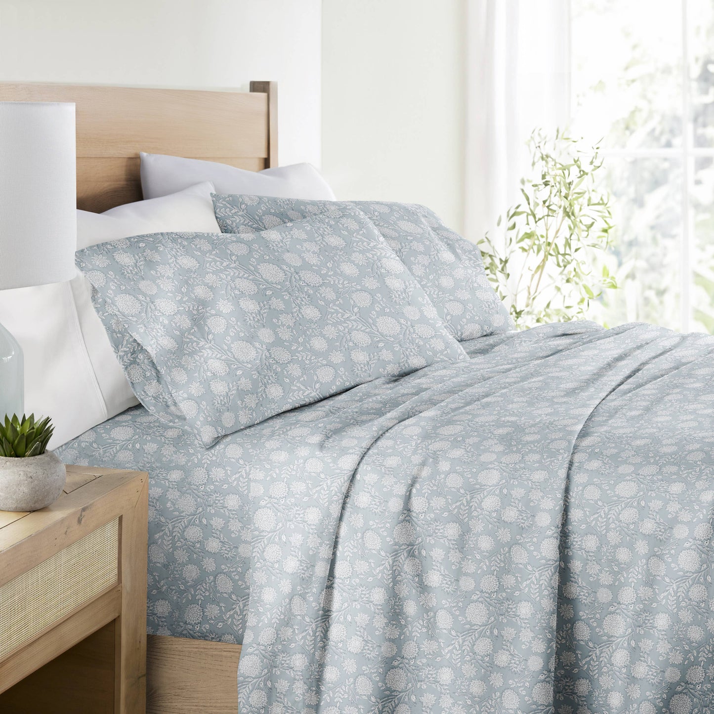 Bohemian Garden 300 Thread Count Cotton Patterned Sheet Set