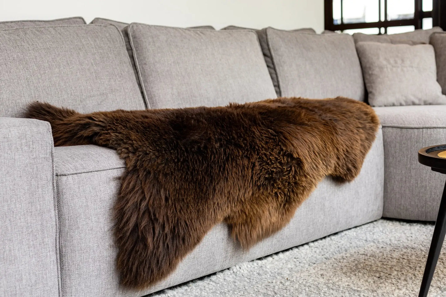 Texel sheepskin brown