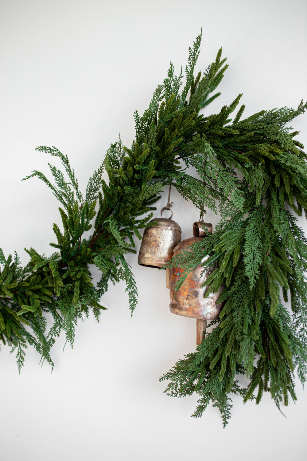 Norfolk & Cypress Mix Real Touch Faux Chrismas Garland 6ft
