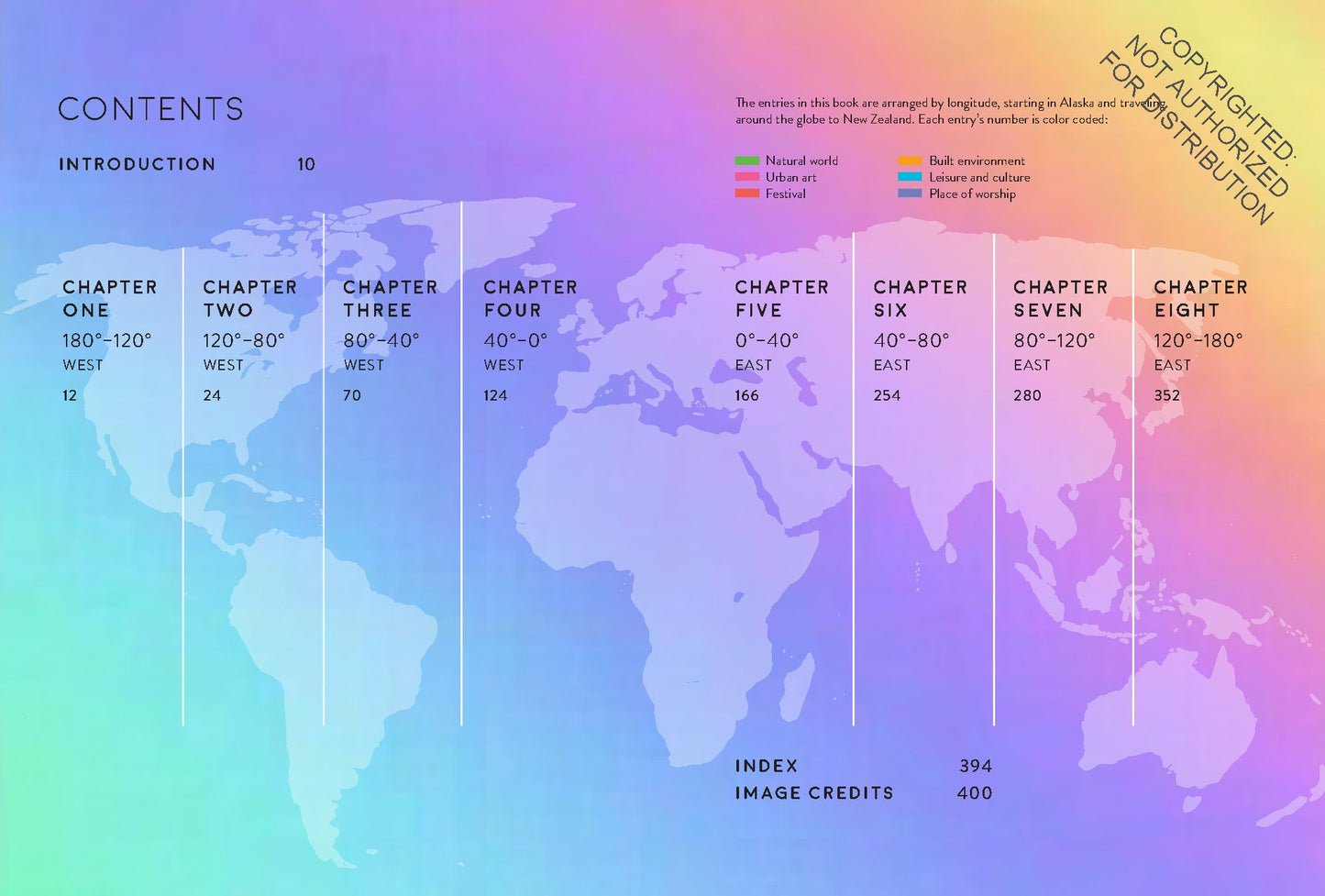 The Rainbow Atlas: A Guide to the World's 500 Most Colorful Places
