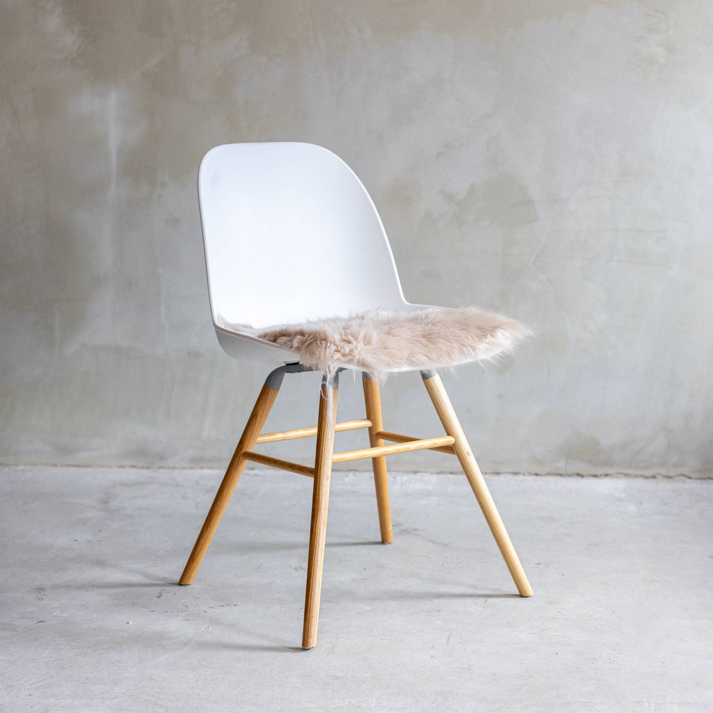 Sheepskin Chair Pad | Natural Wool | 6 Styles | 40 x 40 cm