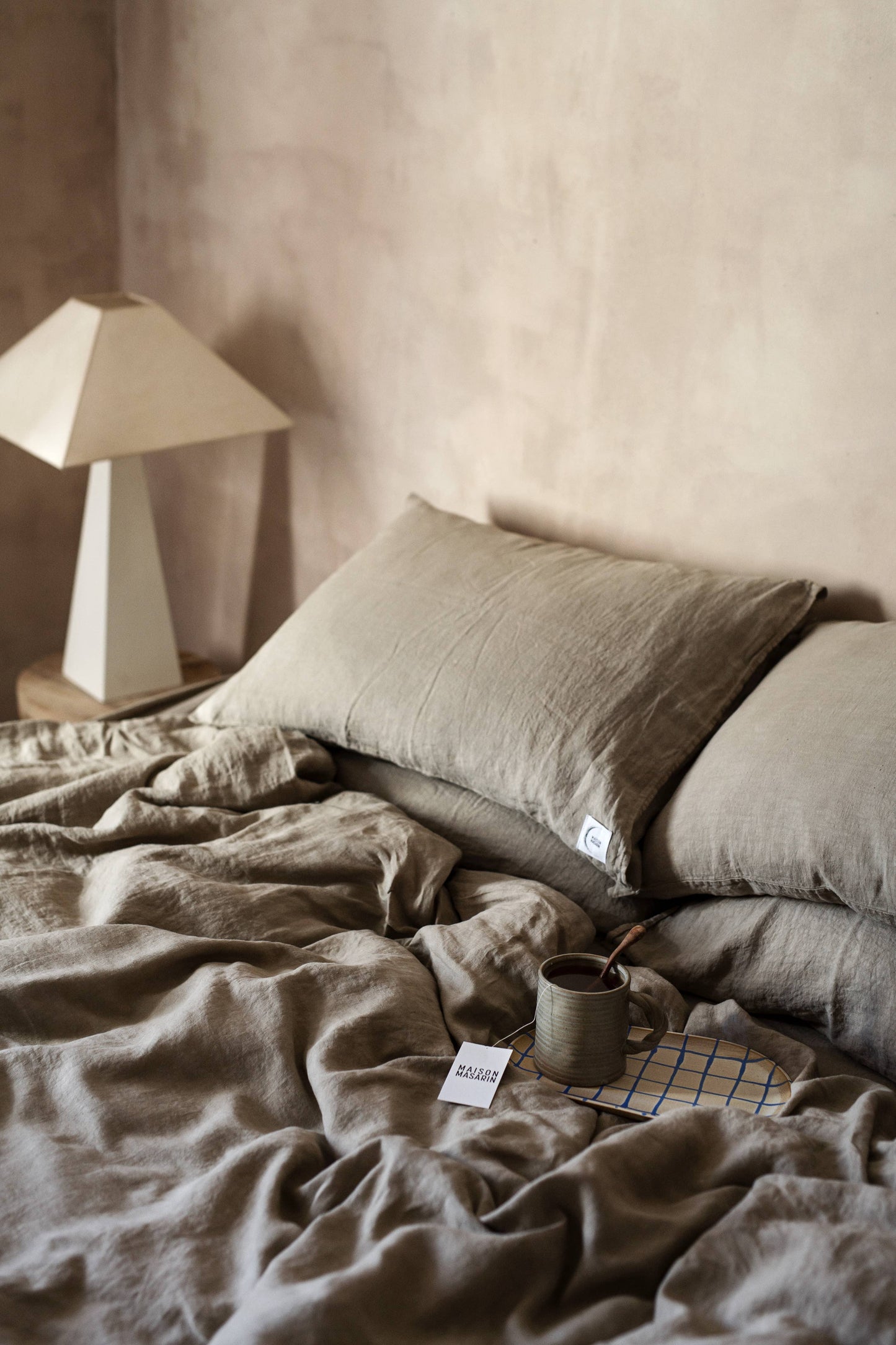 French washed linen duvet cover - spring summer collection