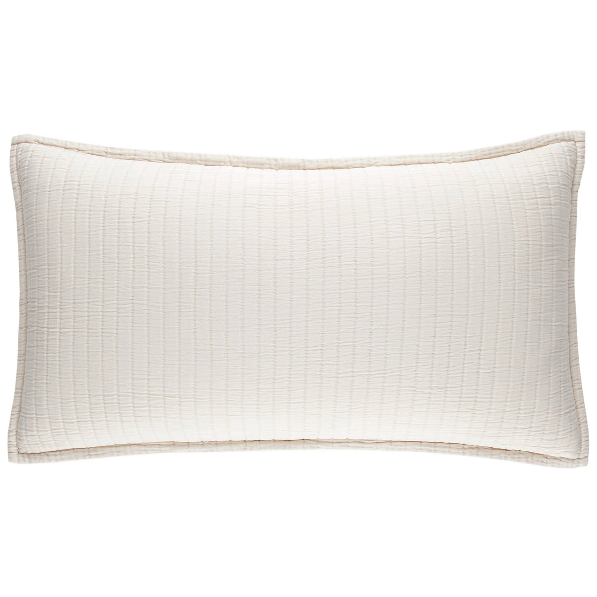 Boyfriend Matelasse Sham | Ivory