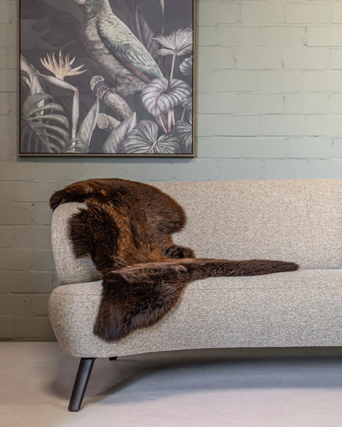 Texel sheepskin brown
