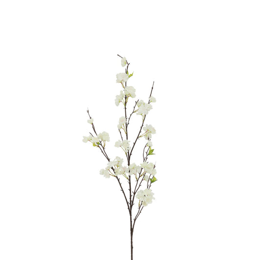 Cherry Blossom Branch White - 52 Inch