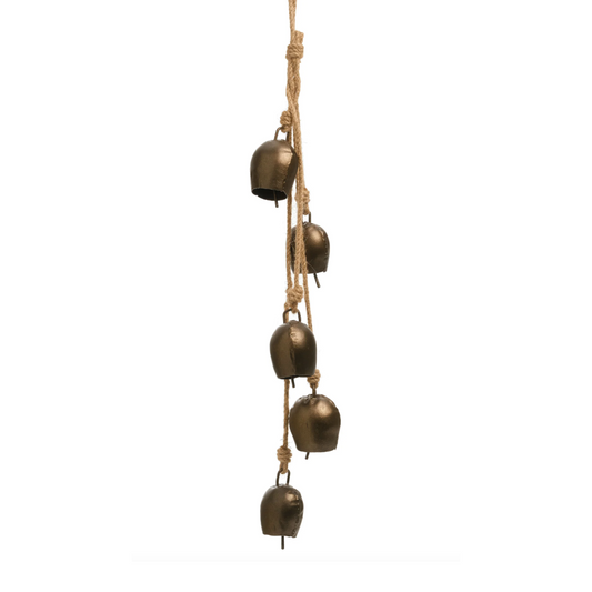 Cluster Bell Iron/Jute Ant Bronze