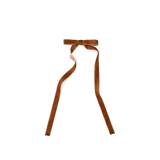 Thin Bow w/Clip Brown
