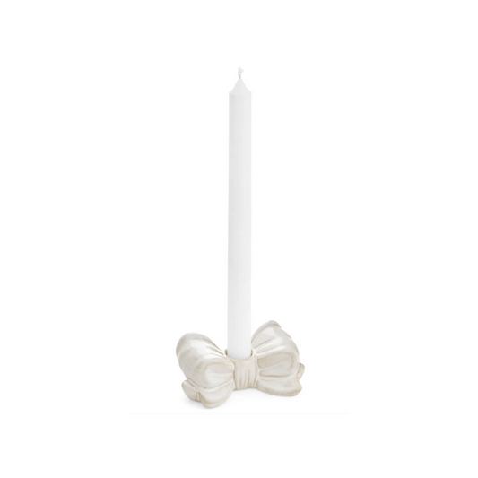 Candle Holder Bow Porcelian