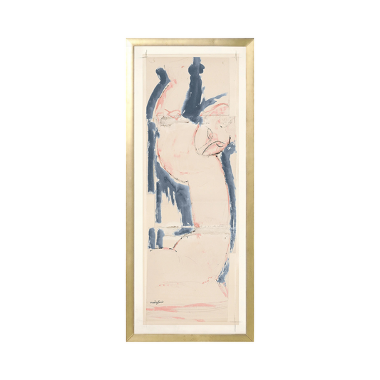 Caryatid in Rose and Blue, 1913