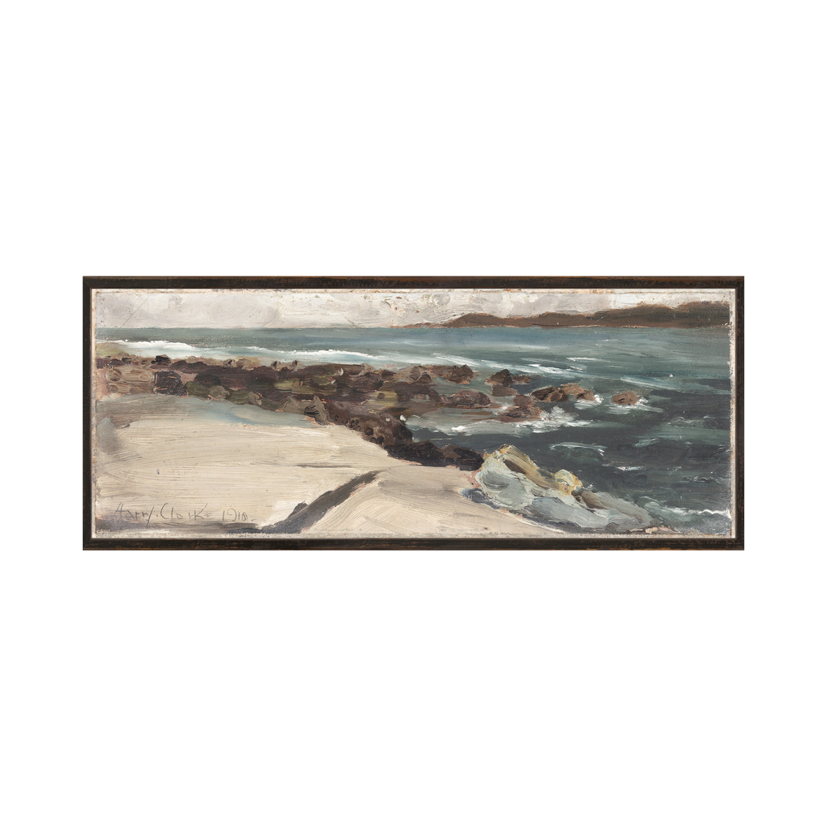 Landscape by the Coast C. 1889 Large