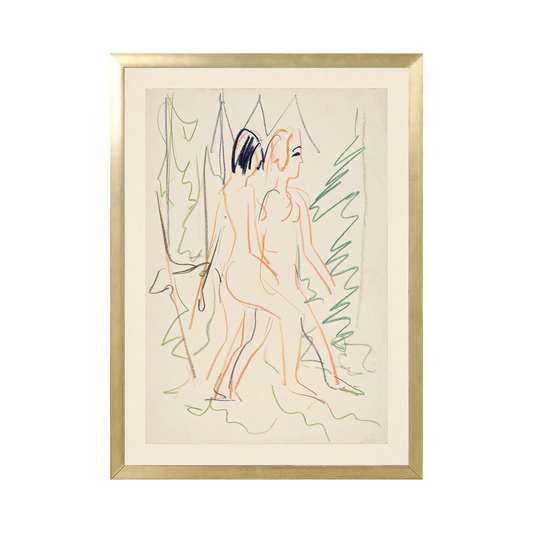 Two Nudes in a Forest, 1925 Small