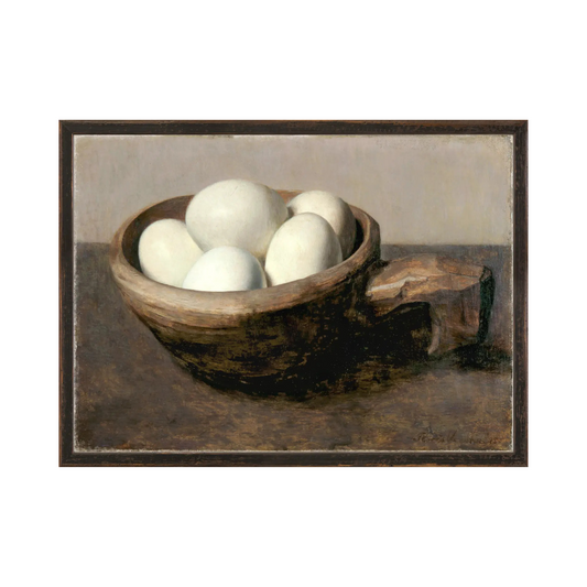 Nap With Eggs C. 1915 Large