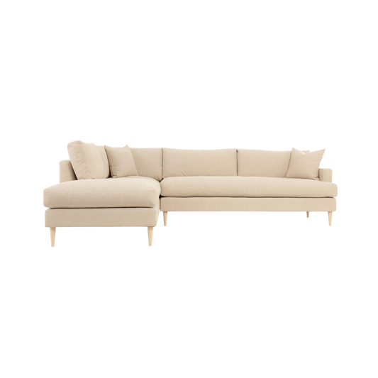 Lucca Feather-Filled Bench Seat Sofa 94.5in