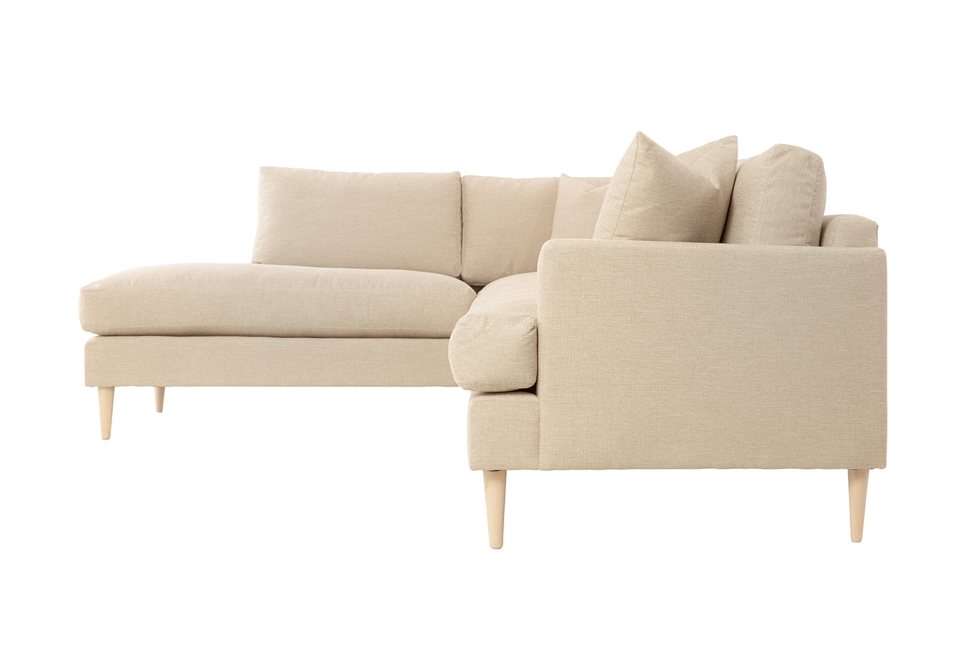 Lucca Feather-Filled Bench Seat Sofa 94.5in