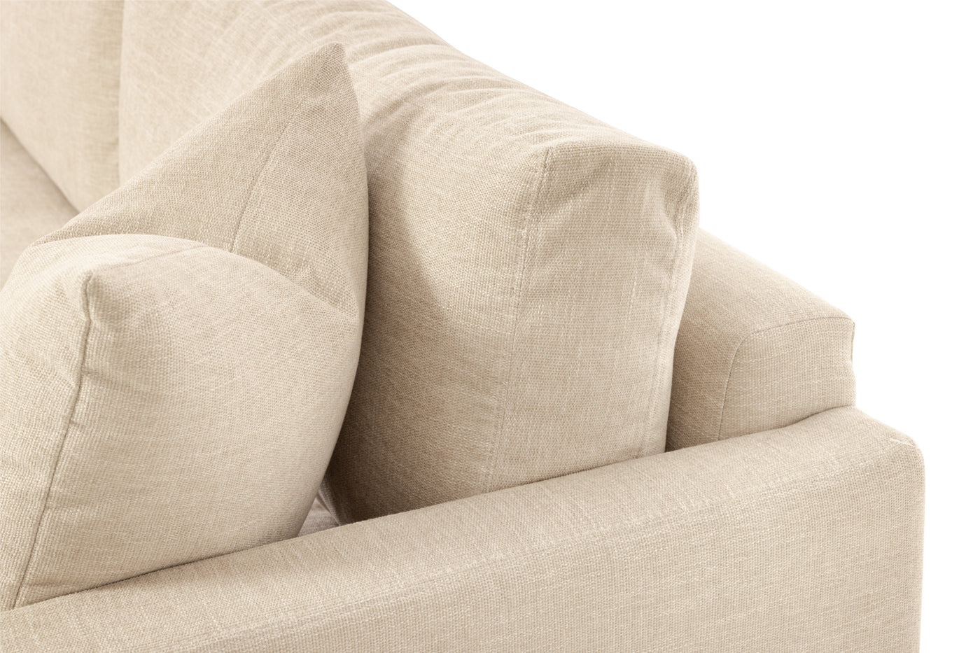 Lucca Feather-Filled Bench Seat Sofa 94.5in