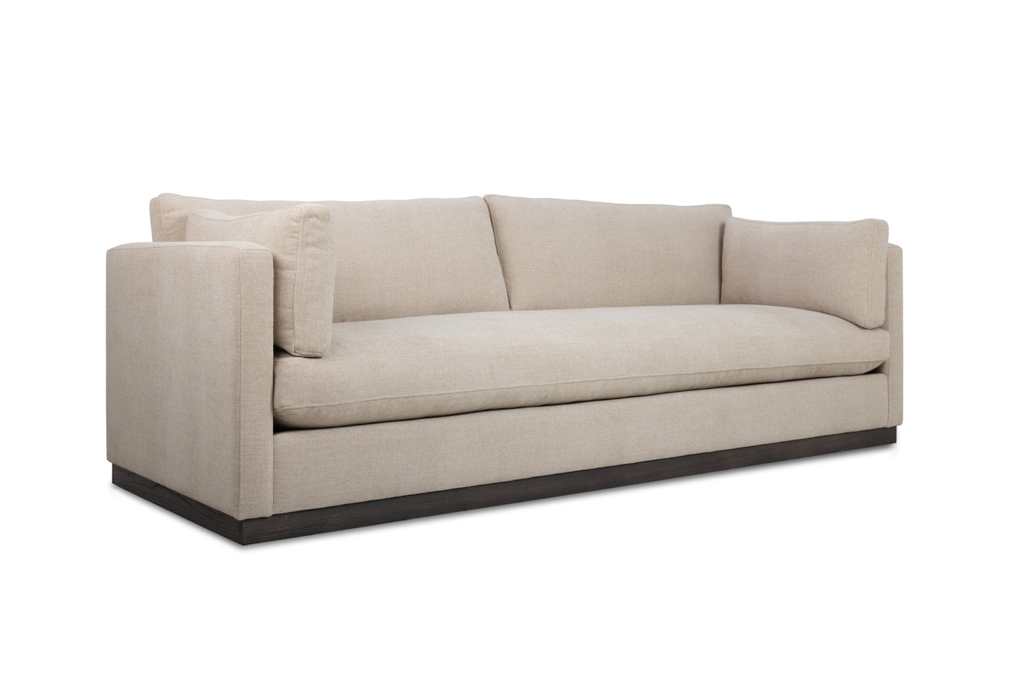 Malibu Ash Wood Plinth Base Sofa Collection