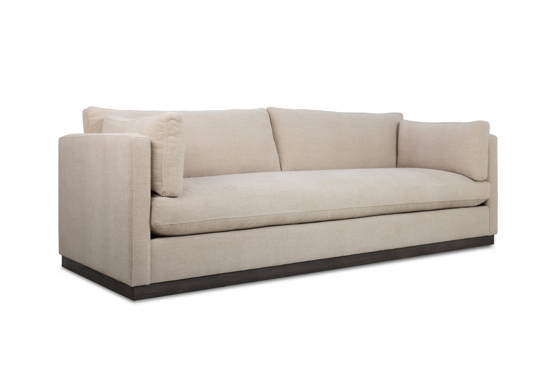 Malibu Ash Wood Plinth Base Sofa Collection