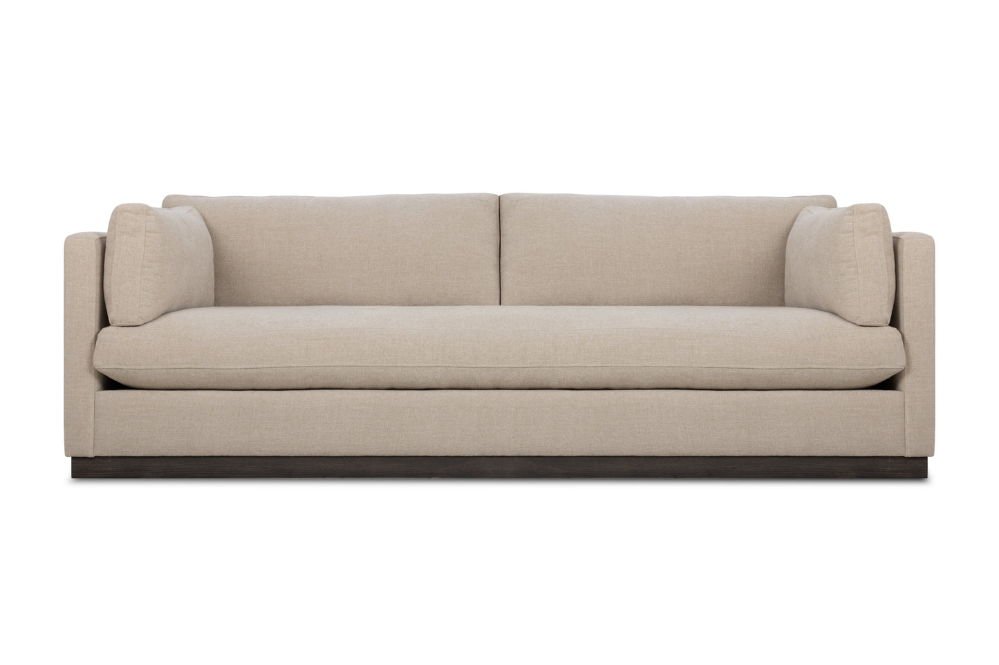 Malibu Ash Wood Plinth Base Sofa Collection