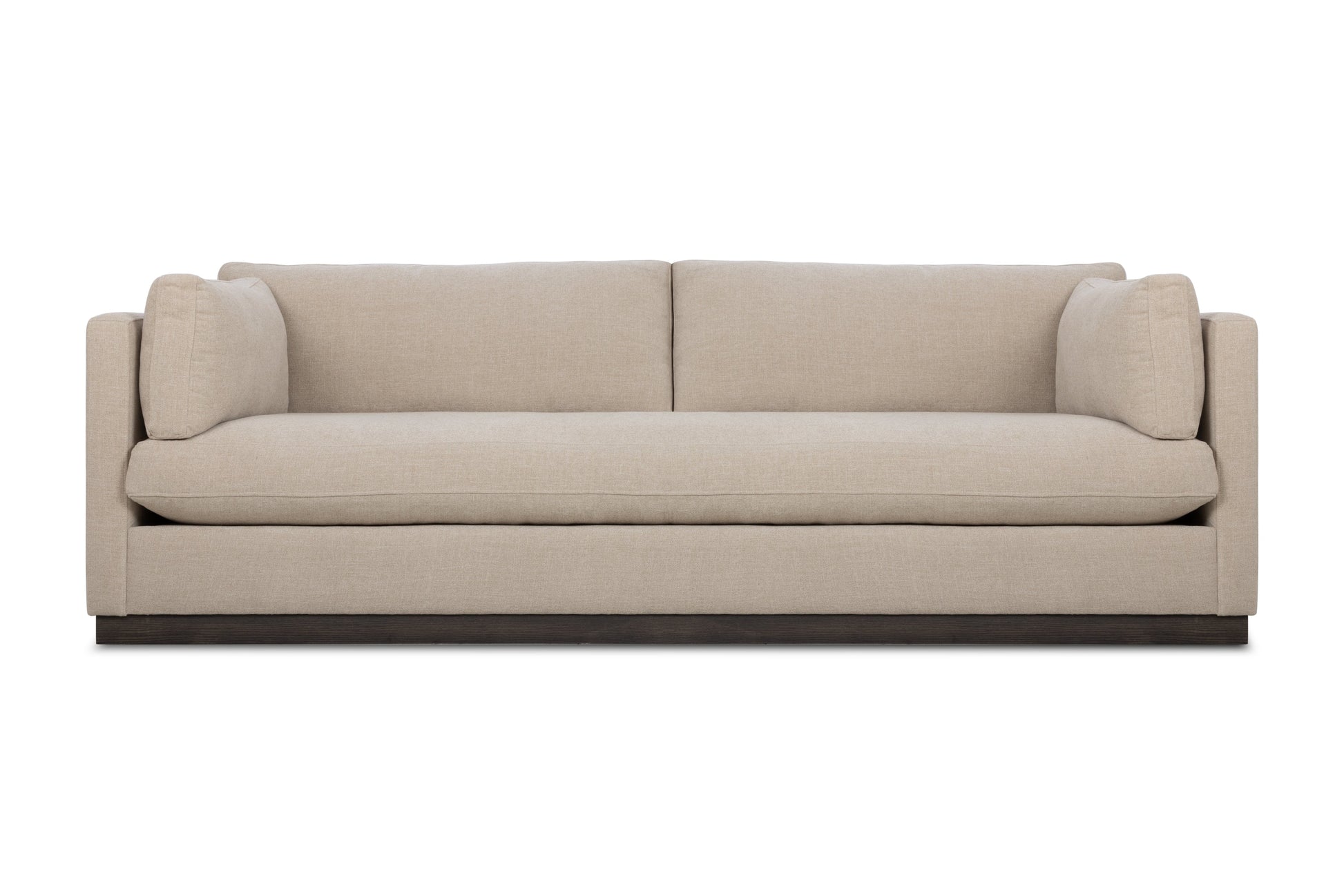 Malibu Ash Wood Plinth Base Sofa Collection