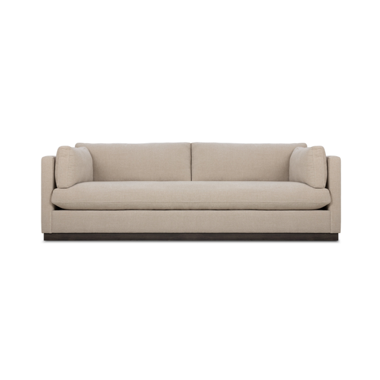 Malibu Ash Wood Plinth Base Sofa Collection