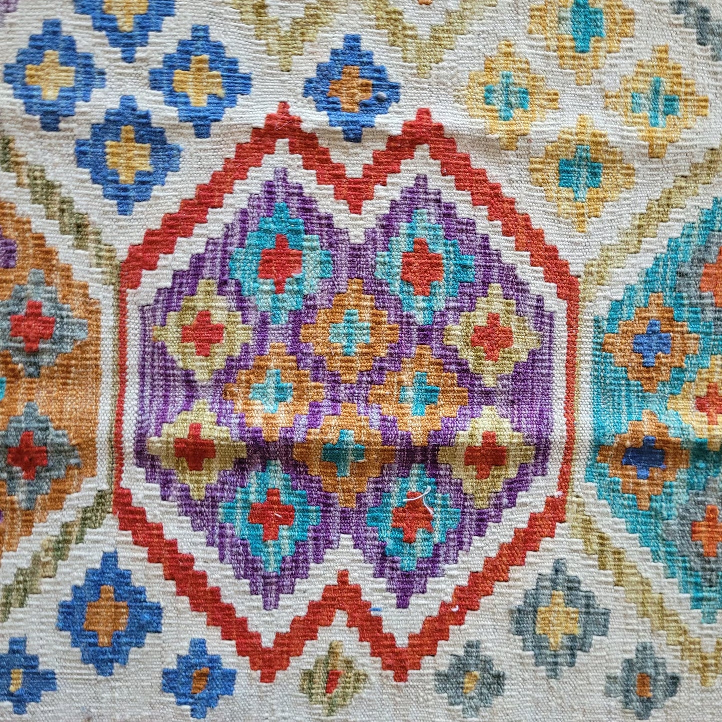 Kilim Maimana Wool Hand Woven Afghan Rug