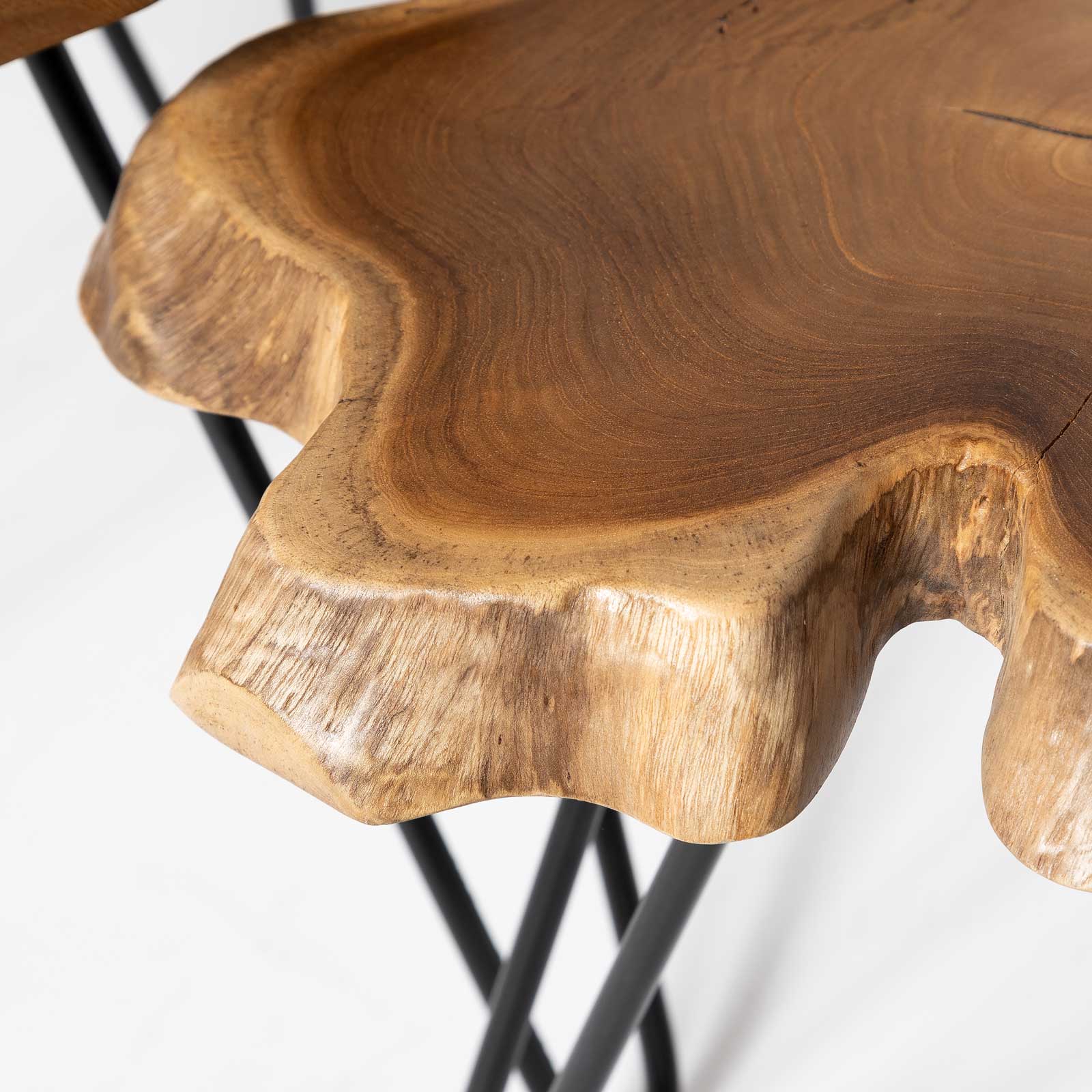 Natura Hairpin Nesting Table - L
