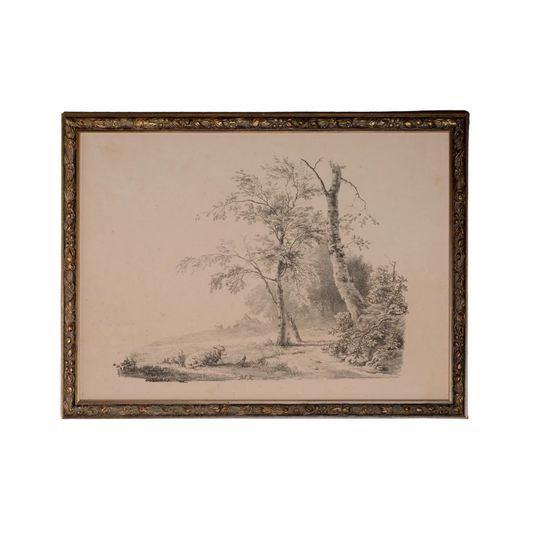 Sketch From The Past, Vintage Bronze Frame