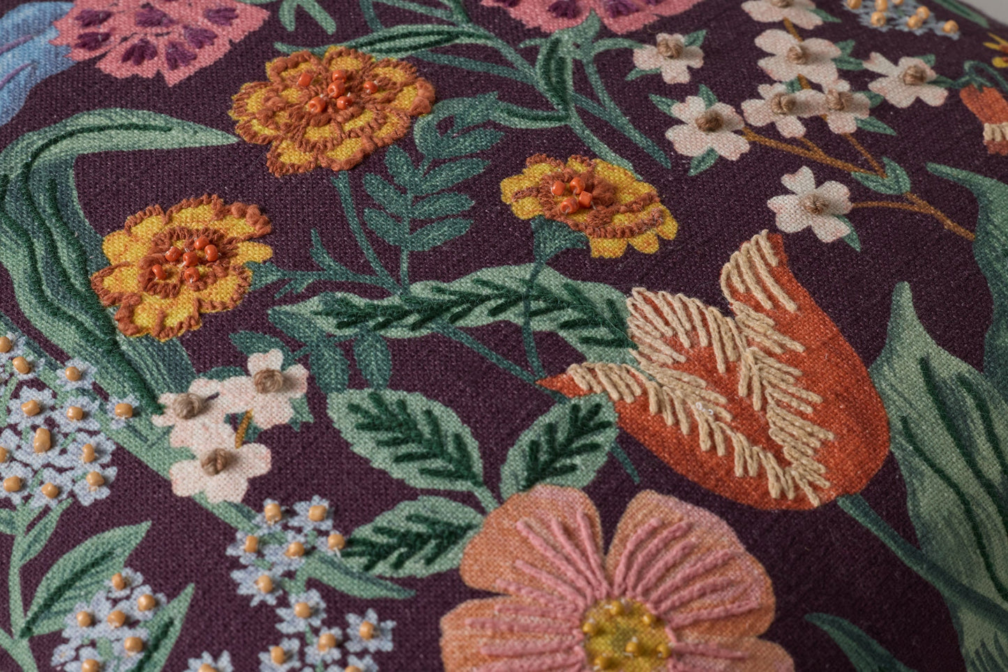 PRP0075 BURGUNDY BLOSSOM BURGUNDY / MULTI