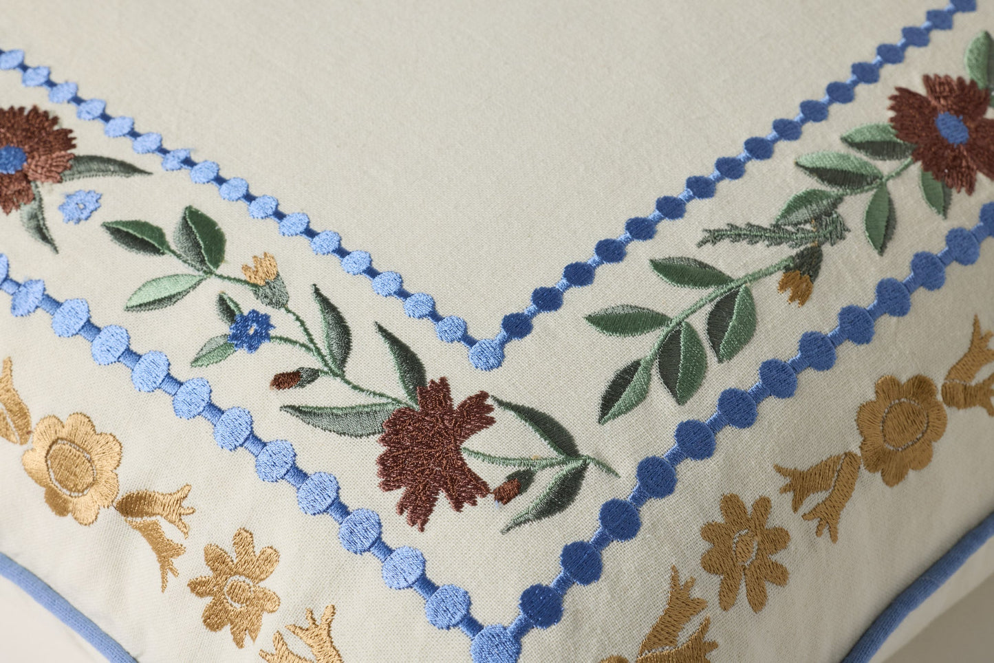 PRP0082 ASTER BORDER IVORY / MULTI