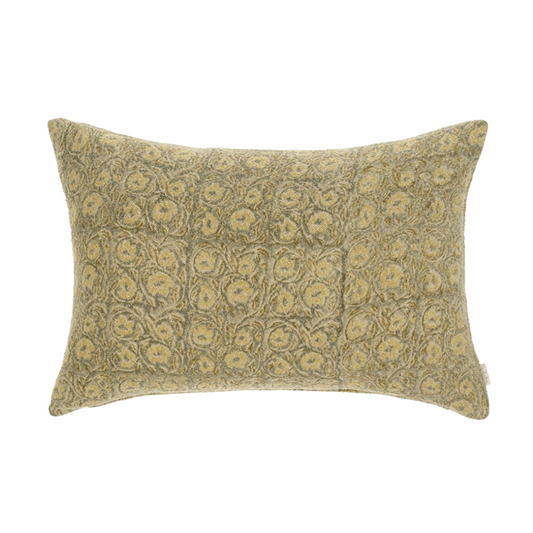Lata Block Print Boucle Pillow