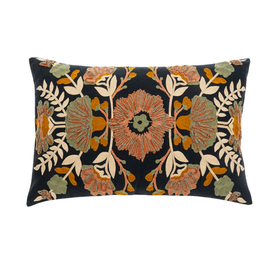 Aster Embroidered Pillow