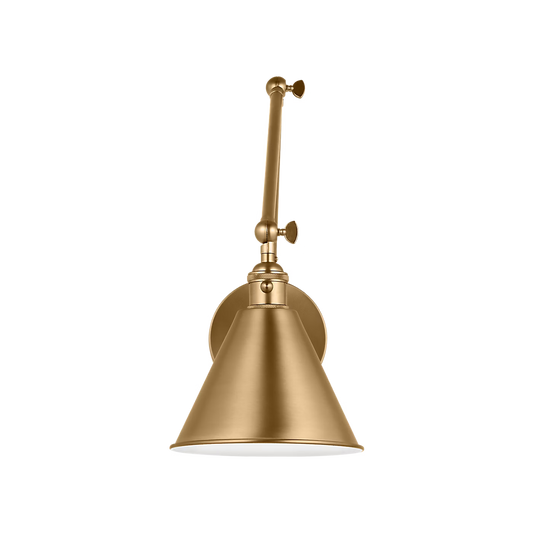 Salem 2 Arm Brass Sconce