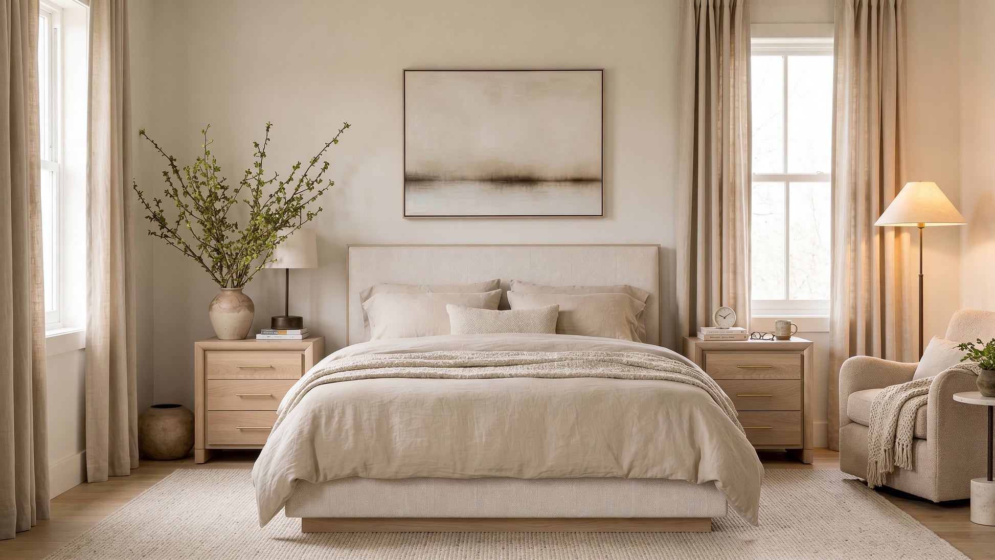 Santal Upholstered Bed