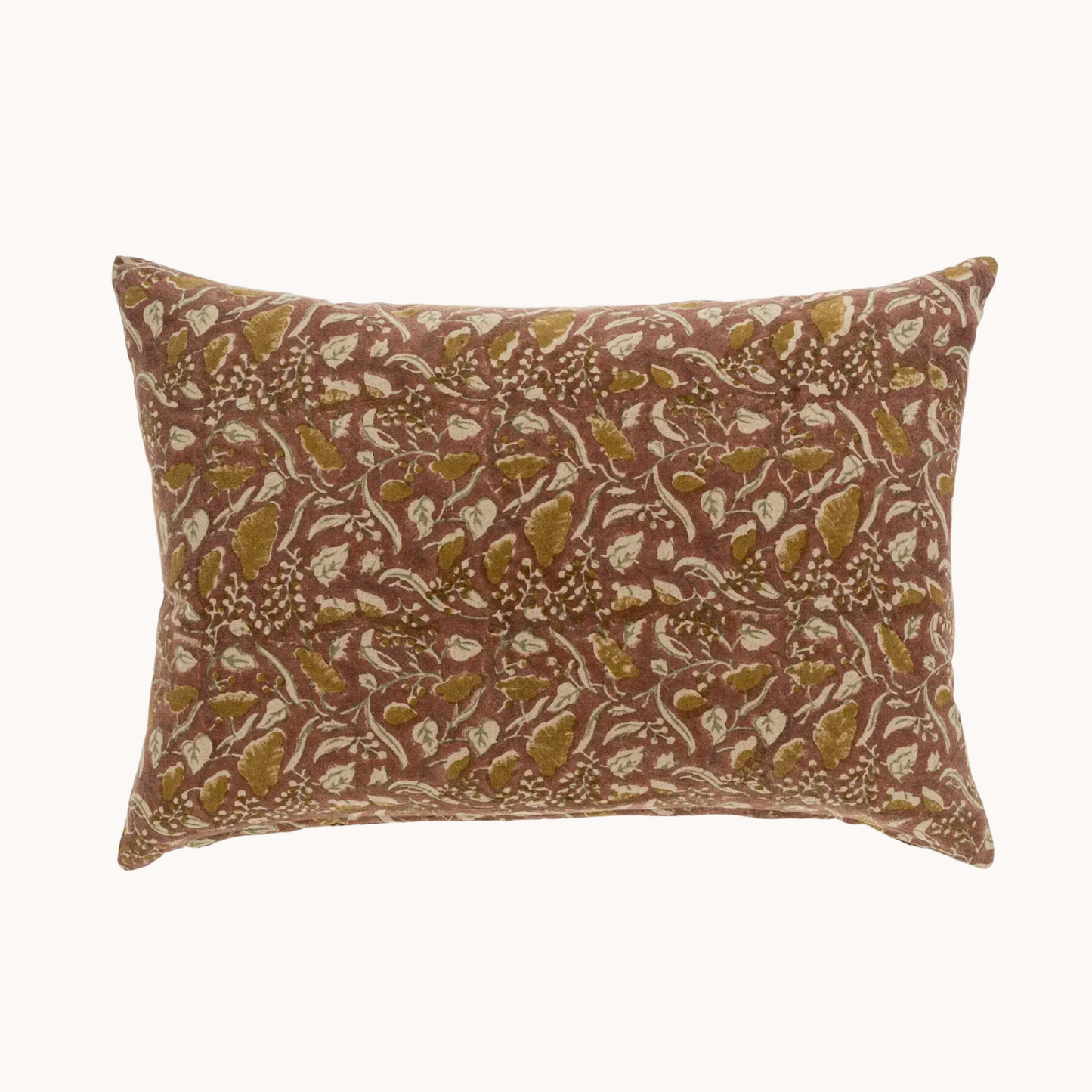 Sanya Block Print Pillow 16x24